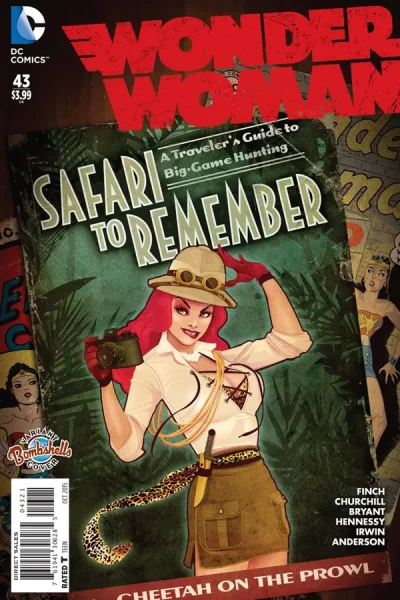 WONDER WOMAN 43 Bombshells Variant Cover (2015)