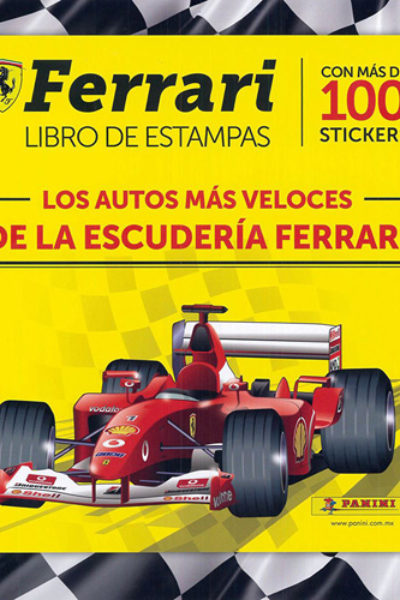 LIBRO DE ESTAMPAS : LOS AUTOS MAS VELOCES DE LA ESCUDERIA FERRARI