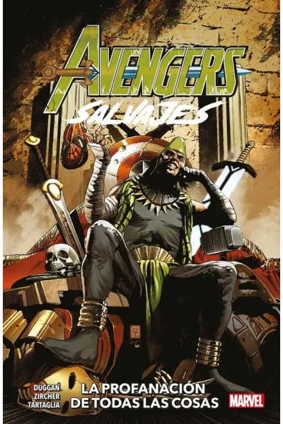 AVENGERS SALVAJES 5 : LA PROFANACION DE TODO POR PARTE DEL HECHICERO-CANÍBAL KULAN GATH