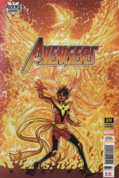 THE AVENGERS 674 PORTADA VARIANTE