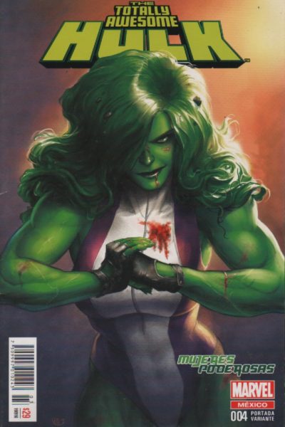 THE TOTALLY AWESOME HULK 4 PORTADA VARIANTE