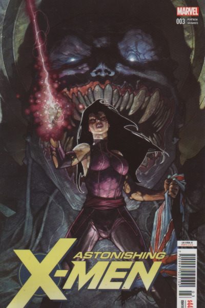 ASTONISHING X-MEN 3 PORTADA VARIANTE