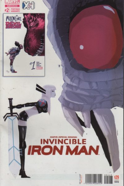 INVINCIBLE IRON MAN 2 PORTADA VARIANTE