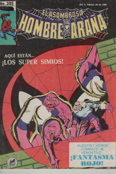 EL ASOMBROSO HOMBRE ARAÑA 305 (1986)