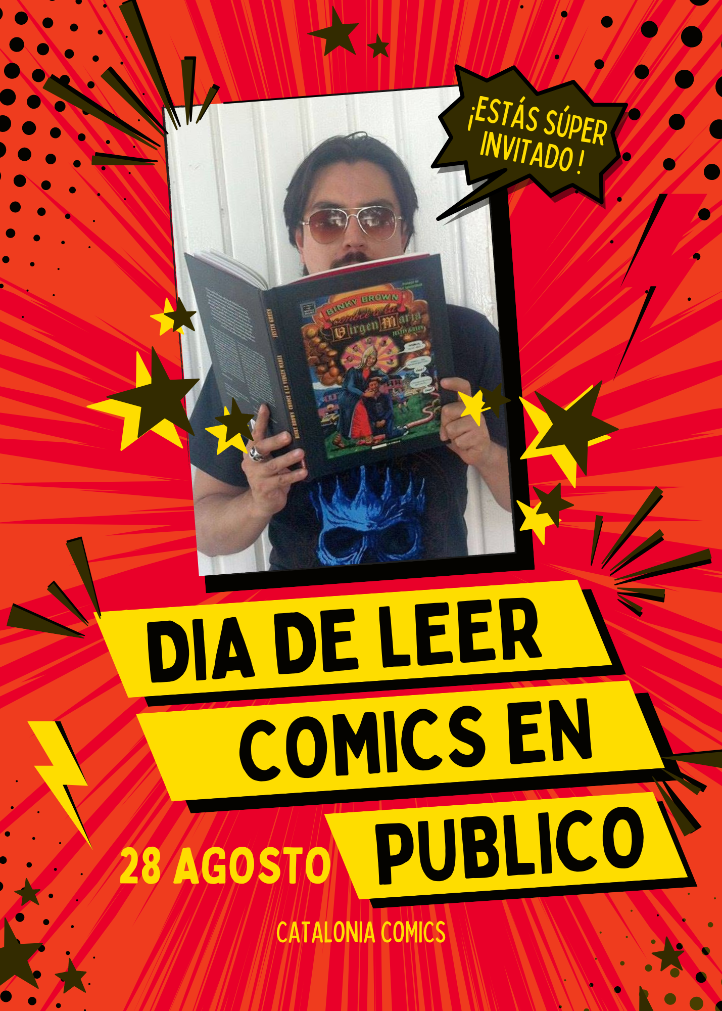 28 Agosto Día de Leer Cómics en Público.