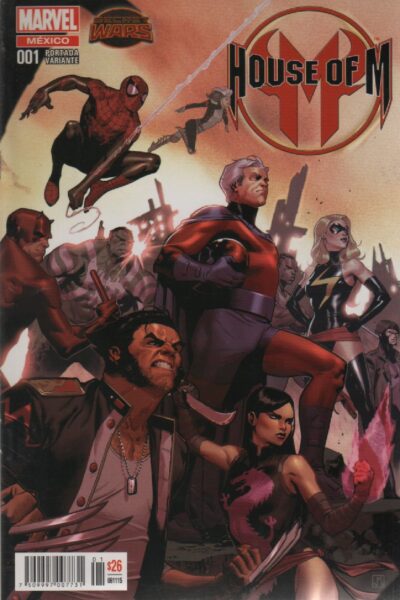 PACK SECRET WARS : HOUSE OF M (2015)