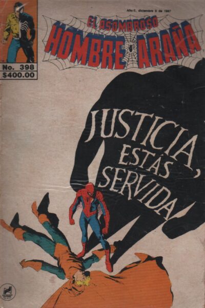 EL ASOMBROSO HOMBRE ARAÑA 398