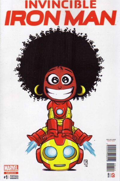 INVINCIBLE IRON MAN 1 PORTADA VARIANTE
