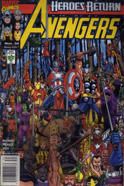 LOS PODEROSOS VENGADORES : AVENGERS 34