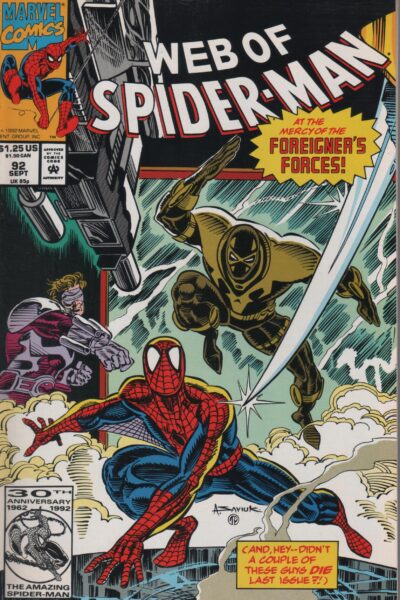 WEB OF SPIDER-MAN 92