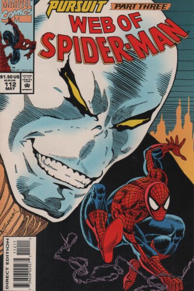 WEB OF SPIDER-MAN 112 WITH MARVEL MASTERPIECES CARDS
