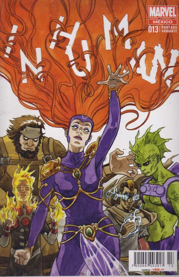 INHUMAN 13 PORTADA VARIANTE