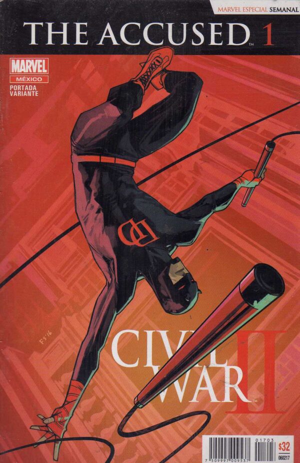 CIVIL WAR II : THE ACCUSED 1 PORTADA VARIANTE