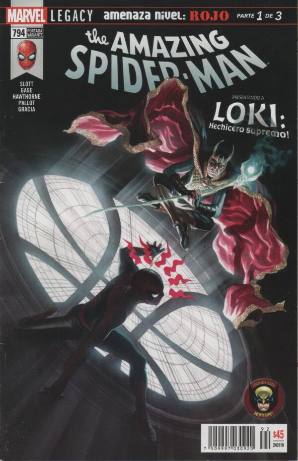 THE AMAZING SPIDER-MAN 794 PORTADA VARIANTE