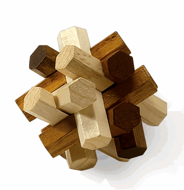 JUEGOS DE INGENIO 1 : BURR HEXAGONAL - Imagen 2