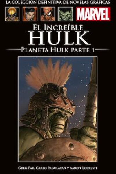 COLECCIÓN DEFINITIVA DE NOVELAS GRÁFICAS MARVEL : 49-50 EL INCREIBLE HULK PLANETA HULK PARTE 1 y 2