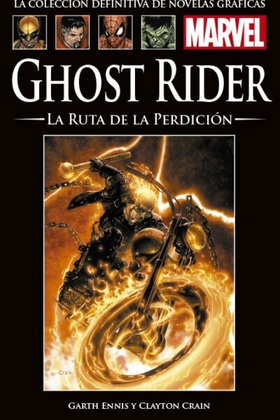 COLECCIÓN DEFINITIVA DE NOVELAS GRÁFICAS MARVEL : 38 GHOST RIDER LA RUTA DE LA PERDICION