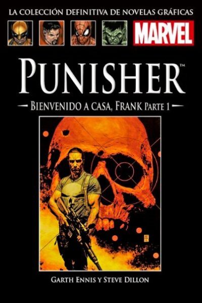 COLECCIÓN DEFINITIVA DE NOVELAS GRÁFICAS MARVEL : 16 y 17 PUNISHER BIENVENIDO A CASA , FRANK PARTE 1 y 2