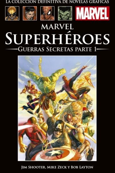 COLECCIÓN DEFINITIVA DE NOVELAS GRÁFICAS MARVEL : 6 y 7 GUERRAS SECRETAS PARTE 1 Y 2