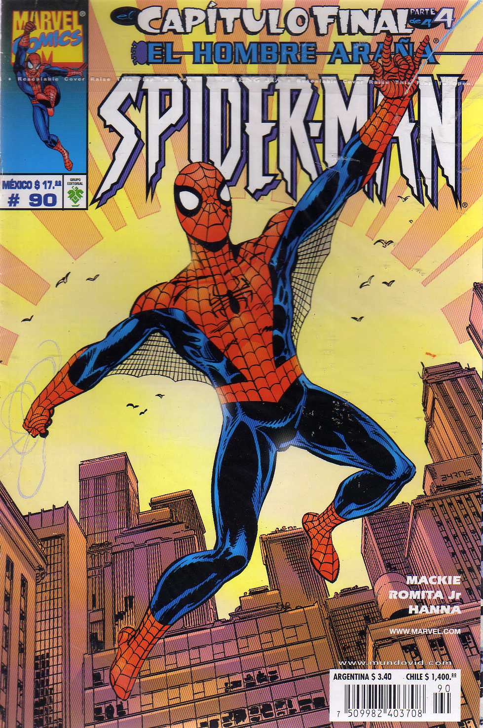 EL HOMBRE ARAÑA : SPIDER-MAN 90