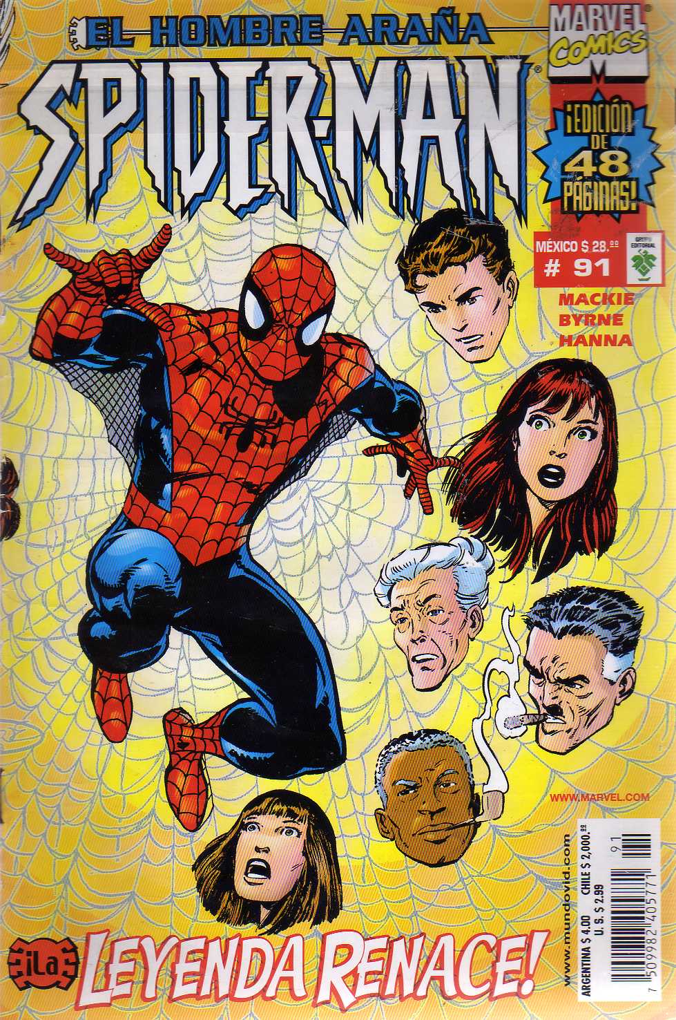 EL HOMBRE ARAÑA : SPIDER-MAN 91