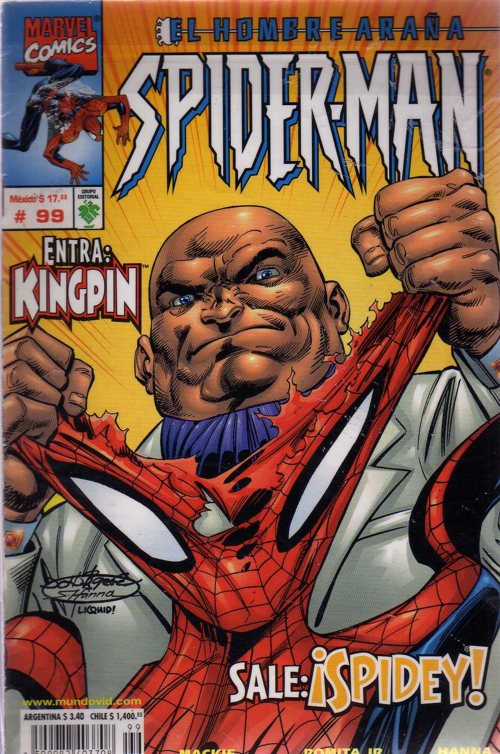 EL HOMBRE ARAÑA : SPIDER-MAN 99