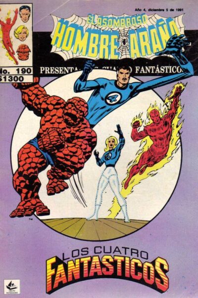 El asombroso hombre araña presenta 190