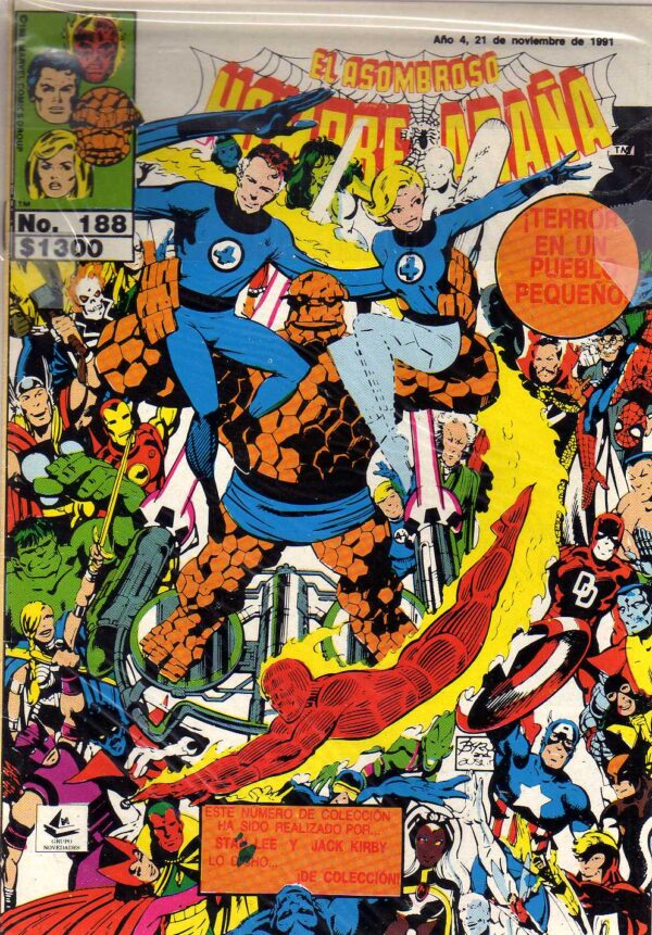 El asombroso hombre araña presenta 188