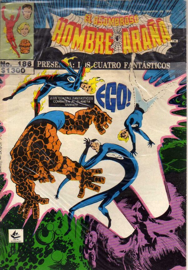 El asombroso hombre araña presenta 186