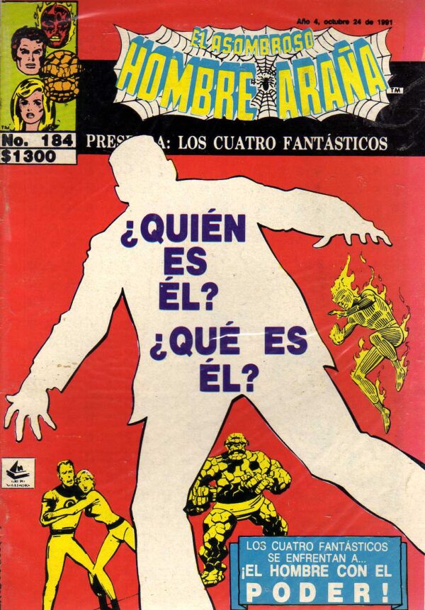 El asombroso hombre araña presenta 184