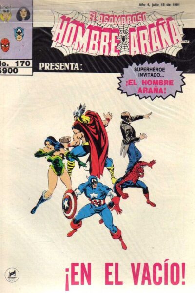 El asombroso hombre araña presenta 170