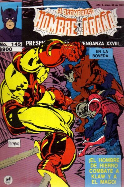 El asombroso hombre araña presenta 145