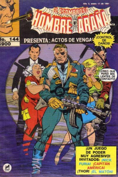 El asombroso hombre araña presenta 144