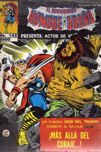 El asombroso hombre araña presenta 143