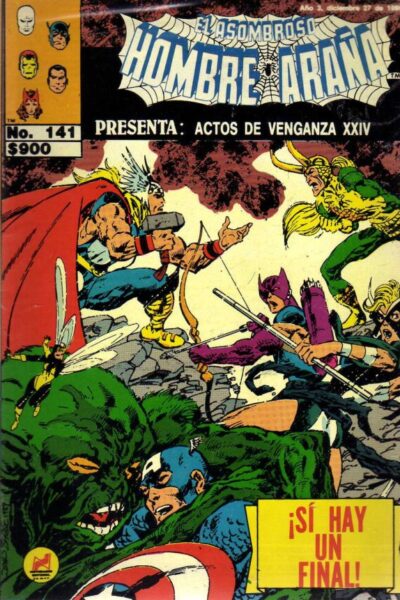 El asombroso hombre araña presenta 141