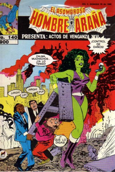 El asombroso hombre araña presenta 140