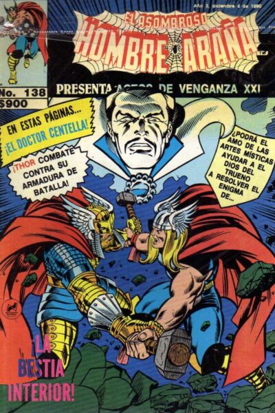 El asombroso hombre araña presenta 138