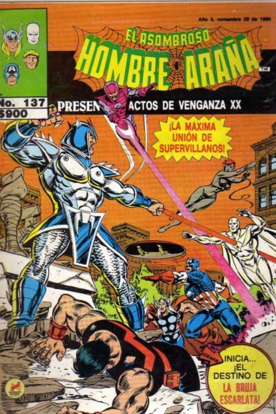 El asombroso hombre araña presenta 137