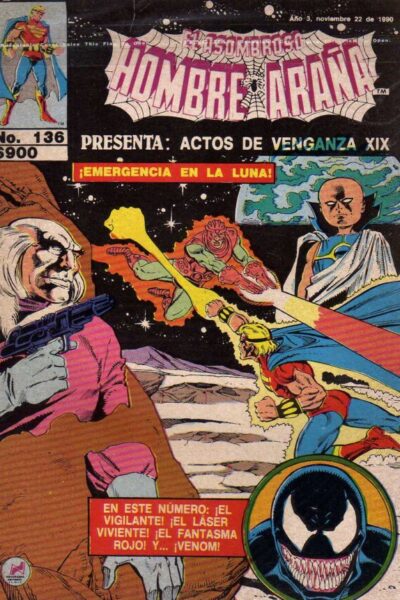El asombroso hombre araña presenta 136