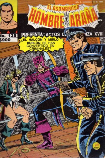 El asombroso hombre araña presenta 135