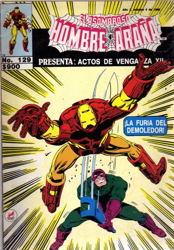 El asombroso hombre araña presenta 129