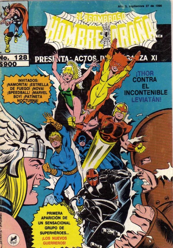 El asombroso hombre araña presenta 128