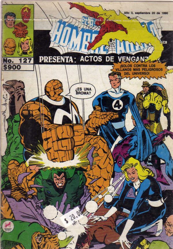 El asombroso hombre araña presenta 127