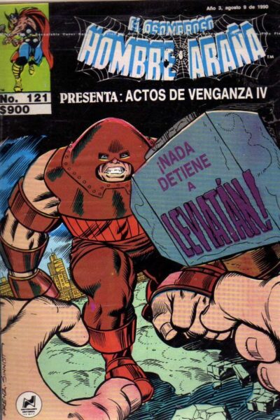 El asombroso hombre araña presenta 121