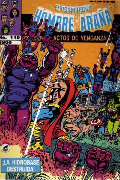 El asombroso hombre araña presenta 119