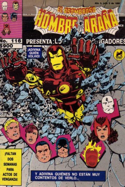El asombroso hombre araña presenta 116