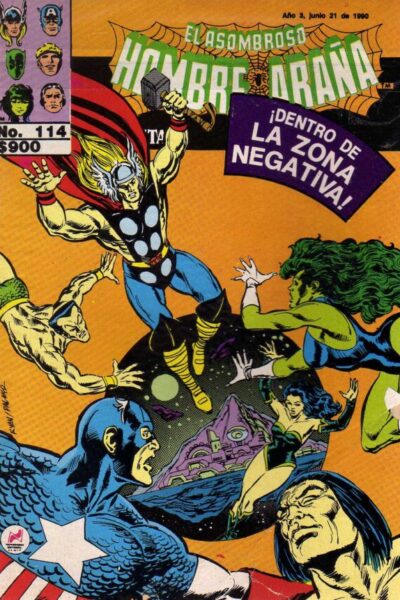 El asombroso hombre araña presenta 114