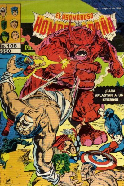 El asombroso hombre araña presenta 108