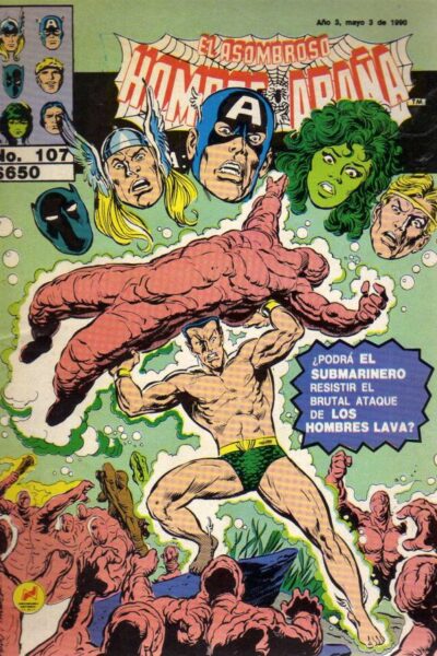 El asombroso hombre araña presenta 107