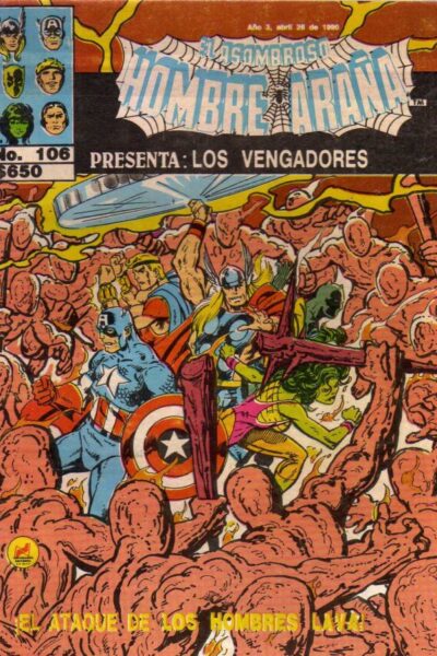 El asombroso hombre araña presenta 106